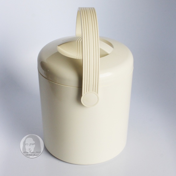 Vintage PPL Pedrini Ice Bucket Made in Italy Modern Home Decor Barware 1980s - Picture 4 of 13